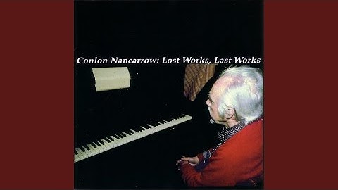 String Quartet No.1 - Allegro Molto (1st movement) : Performed by Nancarrow, April 1977, Mexico...