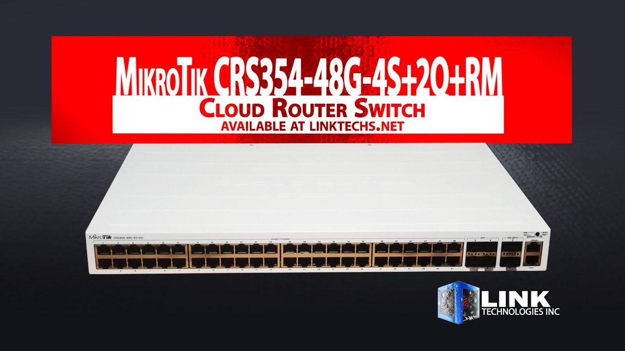 CRS354 48G 4S+2Q+RM - YouTube