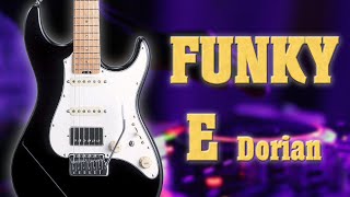 Vignette de la vidéo "Disco Funkboy Guitar Backing Track in E #Dorianbacking"