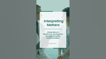 Interpreters in Healthcare: Saving lives through accurate communication #languages #world #travel