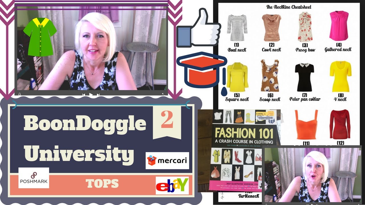 Fashion Terms 101 Reselling Women's Tops Shirts Definitions Styles Descriptions eBay Sourcing Guide