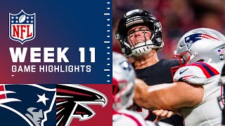 Patriots vs. Falcons Week 11 Highlights | NFL 2021