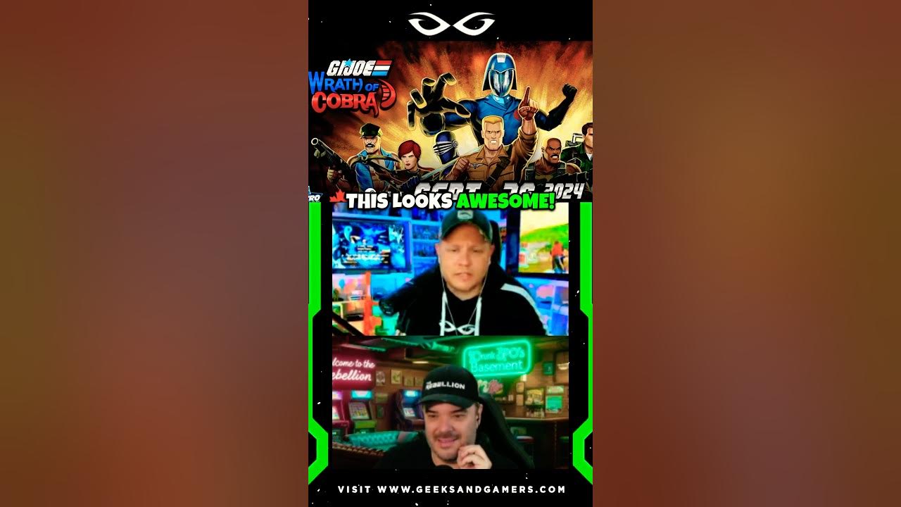 G.I. Joe Wrath Of Cobra Trailer Reaction #gijoe #gaming #reaction
