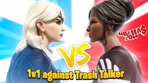 TRASH TALKER Call Me Out To A 1V1 IN FORTNITE And gets destroyed!!
