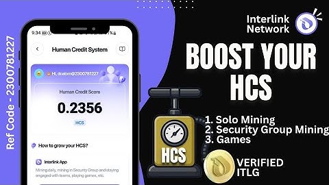 3 Ways To Improve Your Human Credit Score on Interlink Network | Earn Verified ITLG on Interlink