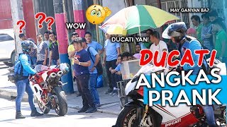 Heyow brogang finally after 5 months preparations, ducati angkas prank
is here to entertain you and i would like thank managements for
allowing us ...