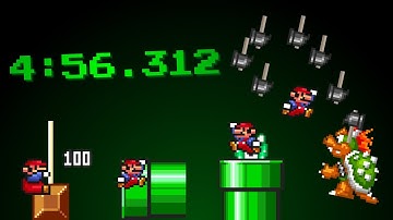 Super Mario Bros. Any% All-Stars Speedrun in 4:56.312 *FWR*