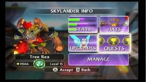 Skylanders Giants - Tree Rex Quests Guide