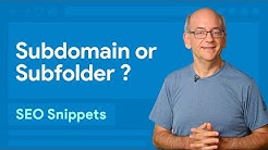 Subdomain or subfolder, which is better for SEO? 