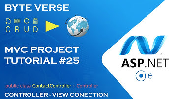 ASP.NET CORE MVC | Contact Controller CRUD Operations & cshtml Setup #25