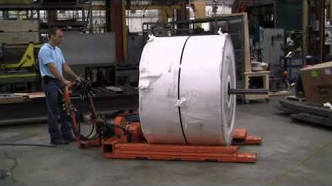 Floating Paper Roll Handler