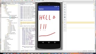 Learn to create a Paint Application with Android Studio screenshot 3