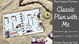 Plan with Me | Classic Happy Planner | September 27 - October 3, 2021