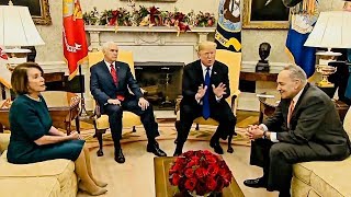 Trump Embarrasses Pelosi & Schumer - Full White House Press Meeting