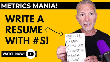 Write an Incredible Resume with These Metrics | 40 Examples!