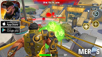MERCS - Cyber strike arena Multiplayer shooter - Android / iOS - Gameplay Walkthrough!