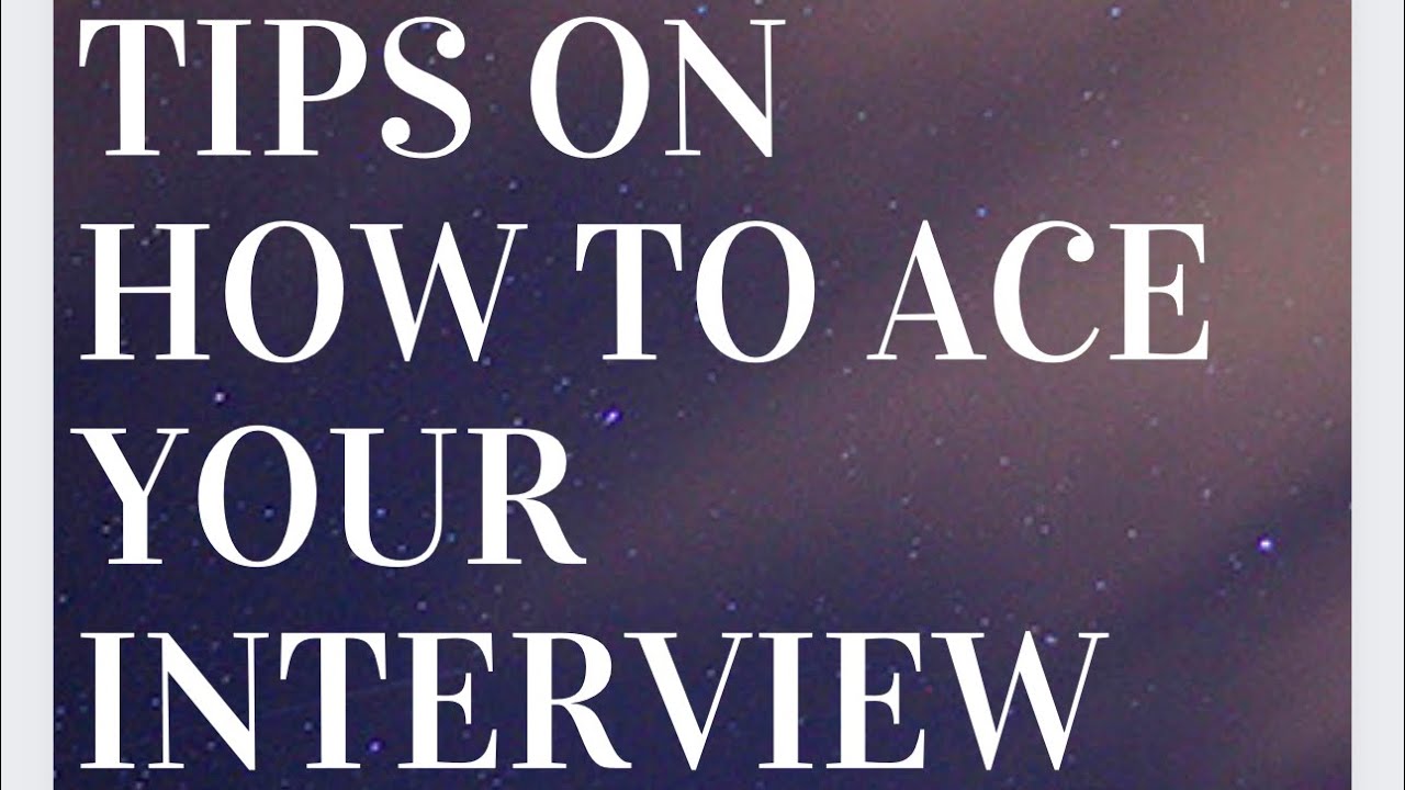 TIPS FOR A SUCCESSFUL JOB INTERVIEW - YouTube