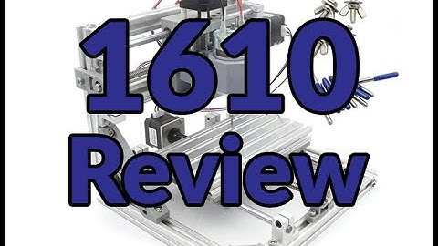 Trying the cheapest CNC machine on Amazon, the 1610!