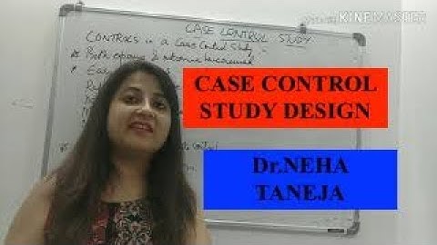 CASE CONTROL STUDY DESIGN with MCQs,Community Medicine lecture, PSM tutorials,NEETPG2020,FMGE2020