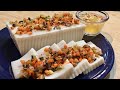Bánh Đúc Mặn, Ăn Chay, Cách Làm Với Khoai Môn | Savory Taro Coconut Rice Cake, Vegan