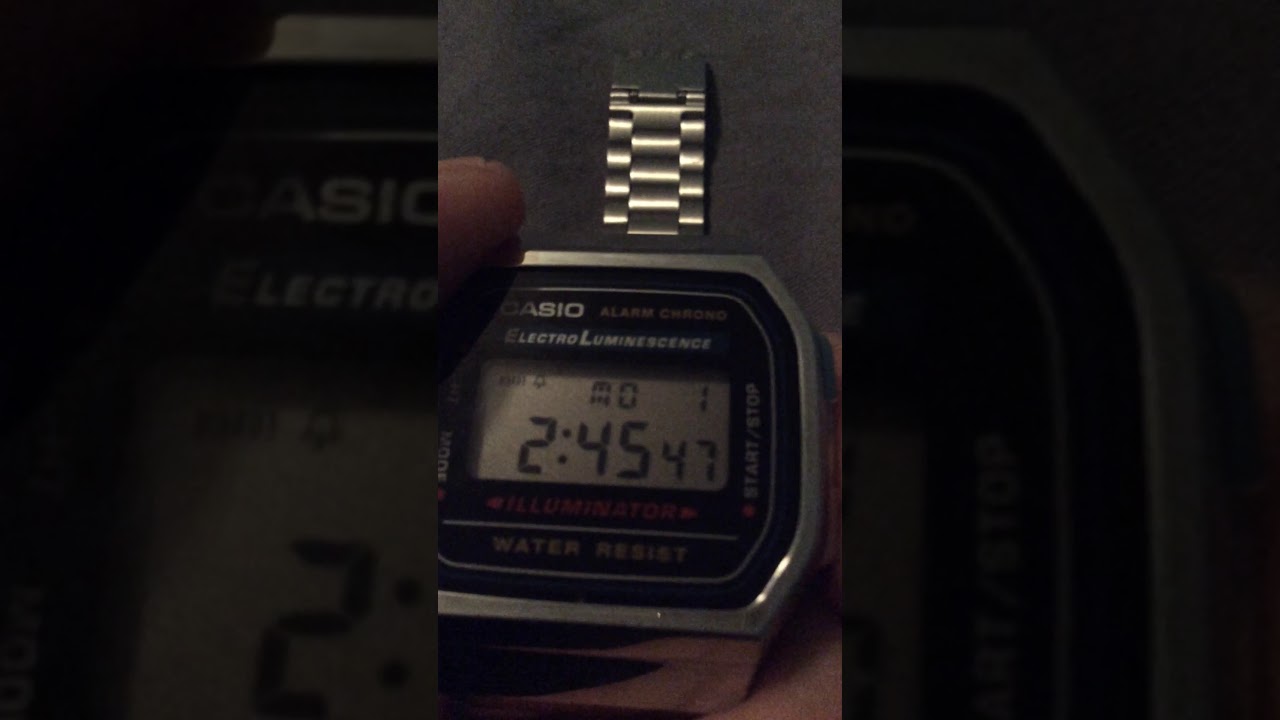 casio illuminator change to 24 hour