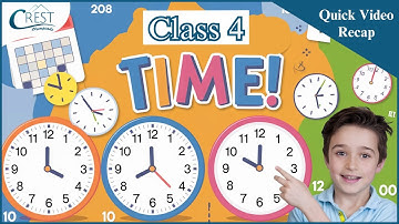 Class 4 Time | Maths Olympiad | CREST Olympiads