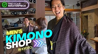 High-End Kimono, Low Prices in Kyoto– A Local Recommends a Men’s Kimono Shop