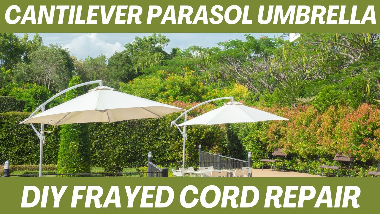 DIY Cantilever Umbrella Cord Repair 