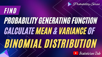 Probability generating function of binomial distribution