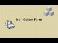 How to make a iron golem farm in Minecraft