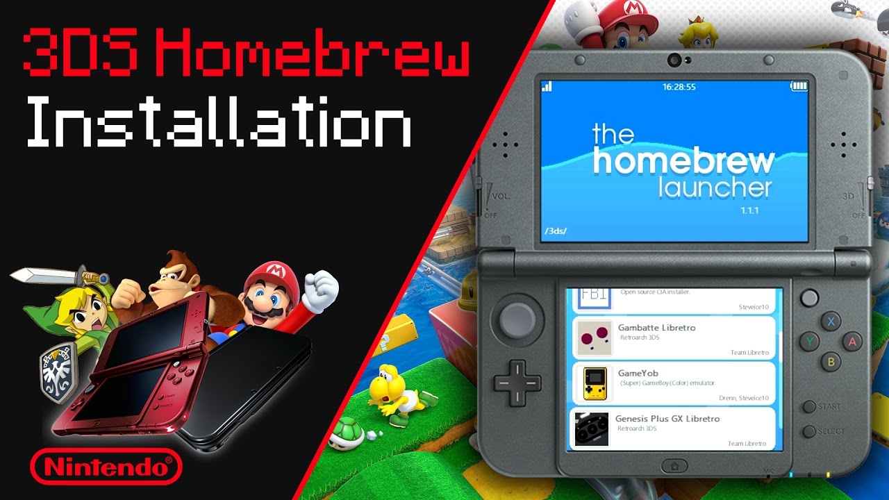 Nintendo DS Homebrew. Homebrew 3ds. Запуск Homebrew Launcher. Homebrew DS games. Homebrew install