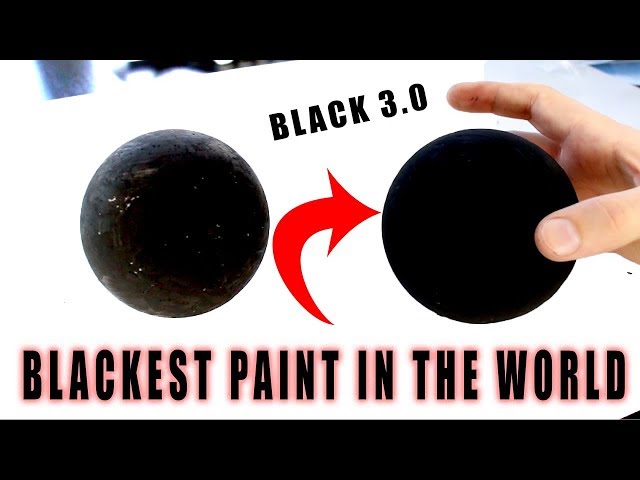 TESTING OUT THE *NEW* Blackest Paint IN THE WORLD! (BLACK 3.0) 