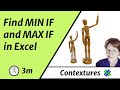 How to Find MIN IF and MAX IF in Excel