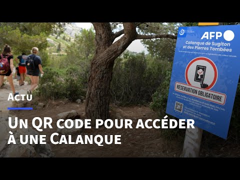A Marseille, un QR code obligatoire pour accéder à une calanque | AFP