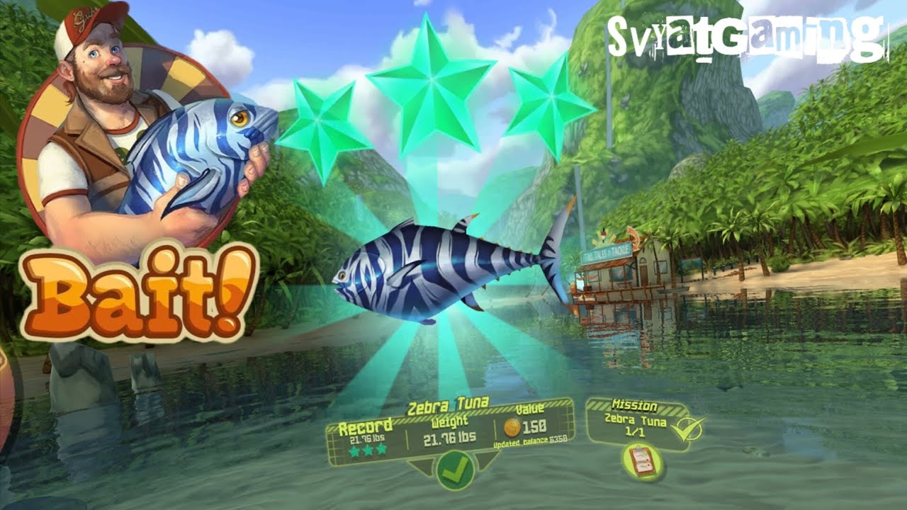 Bait Fishing VR game, Zebra Tuna Pico 4 VR Headset YouTube