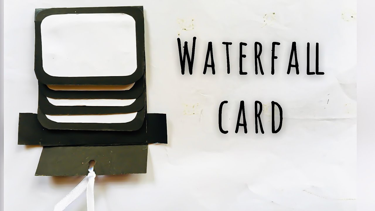 Waterfall Card tutorial | Card ideas for explosion box or scrapbook ...