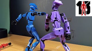 The Best Action Figure Fight Scene You've Ever Seen! -Titan 13 Stop Motion Fight Scene