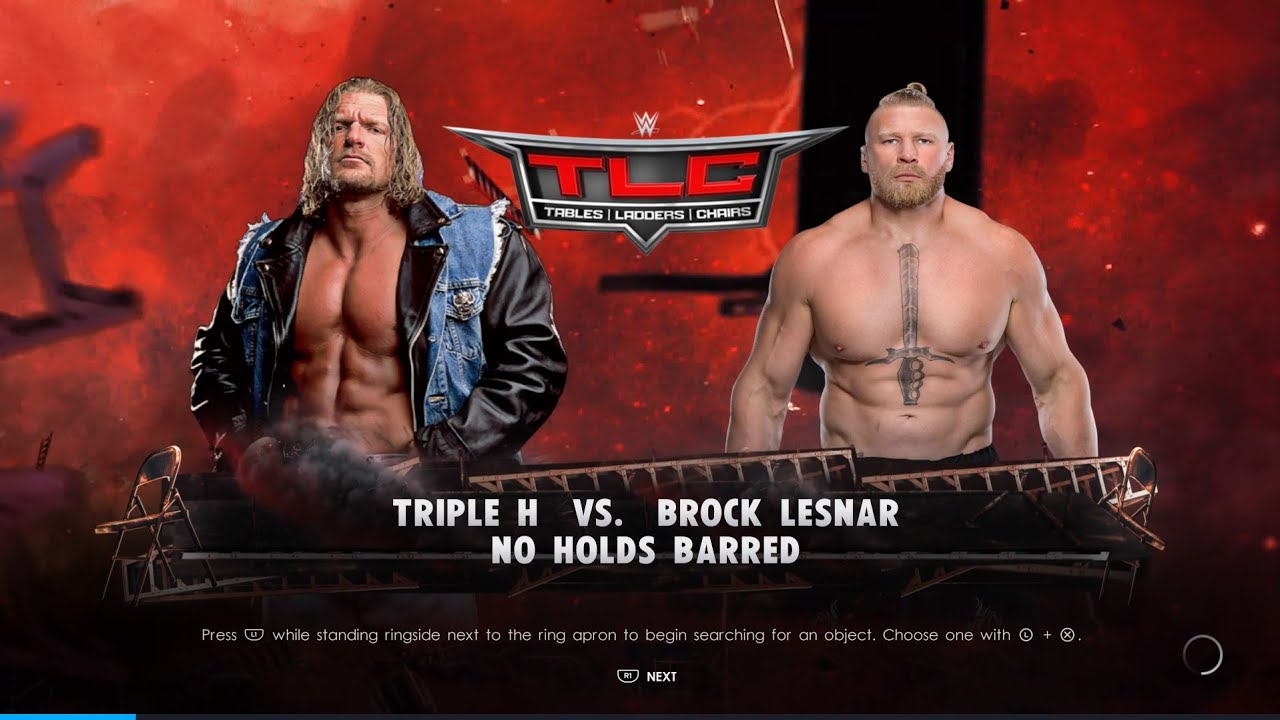 WWE 2K22 (PS5) Triple H vs Brock Lesnar
