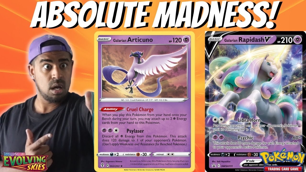 galarian rapidash pokemon card Galarian Rapidash V (Alternate Full Art) main image 1