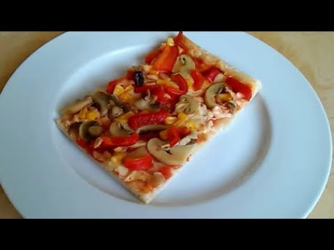 Pizza Blech Drei Gemüse-vegetarisch / Rezept / Video Anleitung