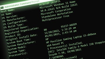 How To Check Computer Specs with Command Prompt