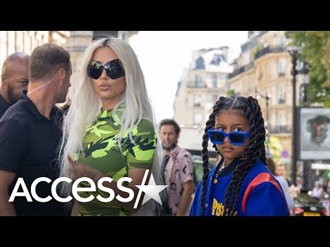 Kim Kardashian & North West’s Paris Trip Fashion