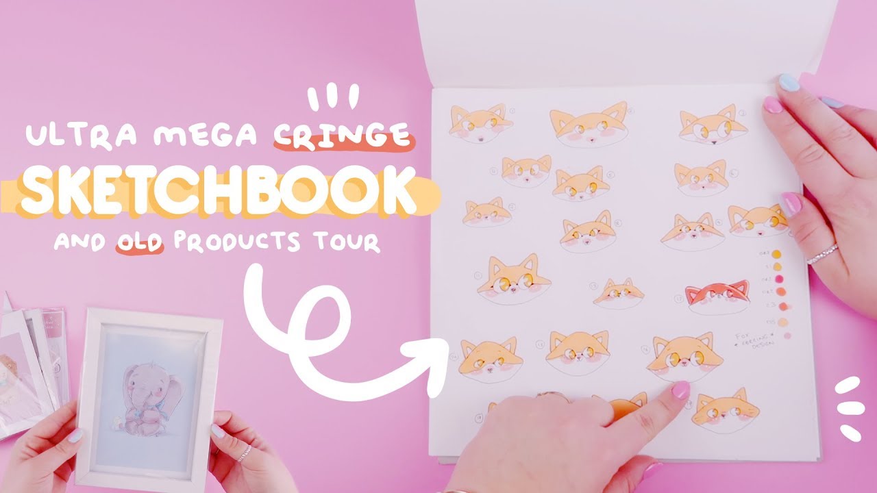 OLD SKETCHBOOK Tour & how I started! - YouTube