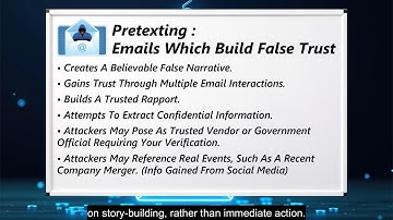 Titanium Cybersecurity - Video 5: Pretexting - Building False Trust Through Emails
