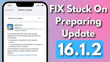 How to Fix iOS 16.1.2  Stuck On Preparing Update on iPhone