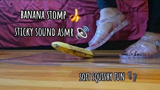 Asmr Pink Jelly Magic Banana Crush & Barefoot Finish