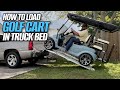 How To Load Golf Cart In Truck Bed | Aluminum Folding Ramps