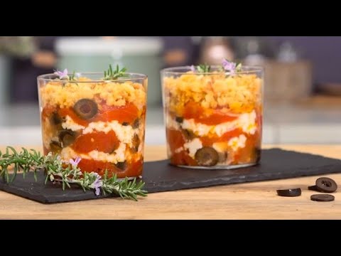 Video: Terrina Con Tomate, Feta Y Aceitunas