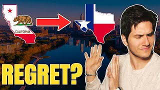 Why Californians REGRET Moving to Austin Texas | 5 BIG Reasons