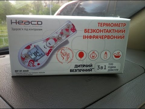 Бесконтактный термометр Heaco DT 806B | ОБЗОР